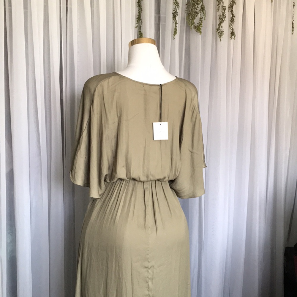Kimono Style Sleeve Satin Side Tie Dress - NWT - Picture 5 of 5